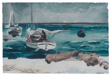  Marinemaler Malerei - Nassau Realismus Marinemaler Winslow Homer
